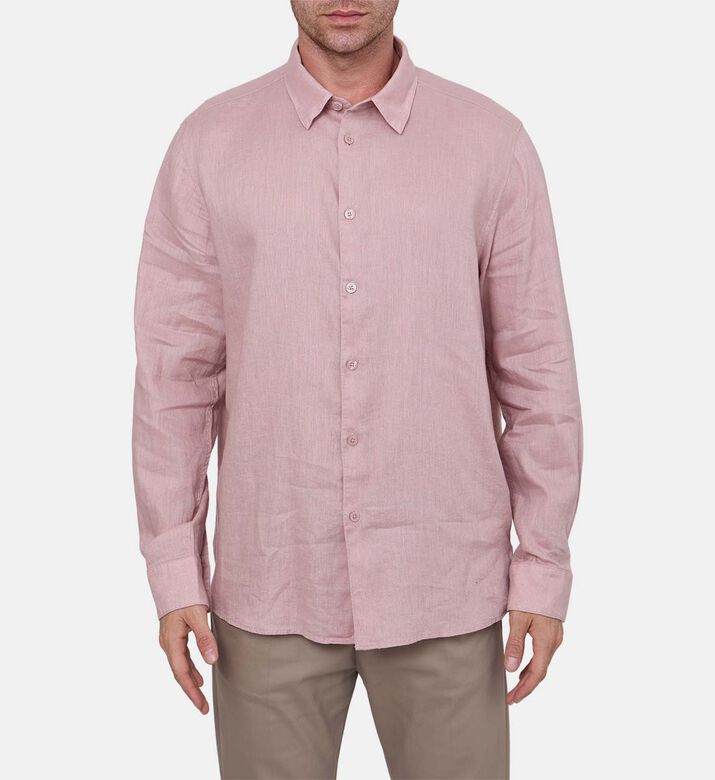 Ramis Linen Cotton Long-sleeve Shirt