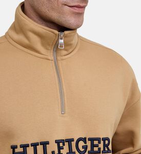 سويت شيرت هيلفيغر مونوتايب بياقة عالية