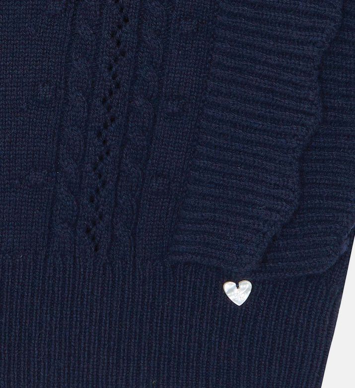 Ruffle Sides Sleeveless Cardigan