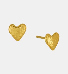 Ottoman Hands Heart-shape Stud Earrings, Packshot View
