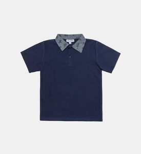 Printed Collar Polo Shirt