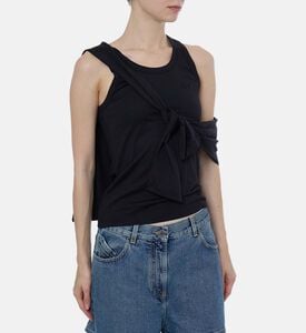 بلوزة جيرسي بتفصيل عقدة