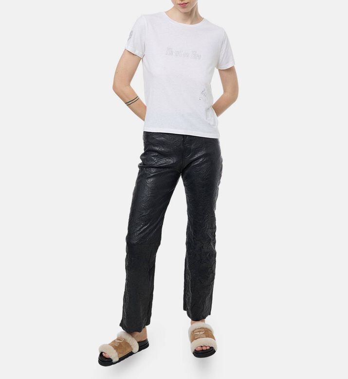 Zadig et Voltaire Rhinestone-embellished Crewneck T-shirt, Model View
