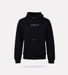 Maison Kitsune Minimalist Logo-detail Drawstring Hoodie, Packshot View