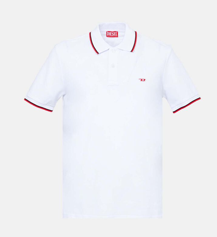 تيشيرت بولو قطن بأطراف متباينة