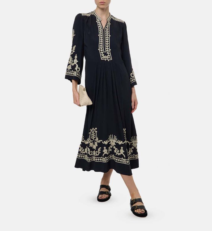 Isabel Marant Feliana Embroidered Dress, Model View