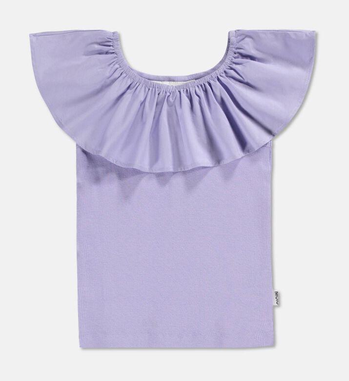 Molo Reca Ruffle Sleeveless T-shirt, Packshot View