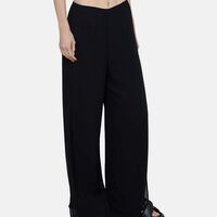 High-waist Split Hem Pants