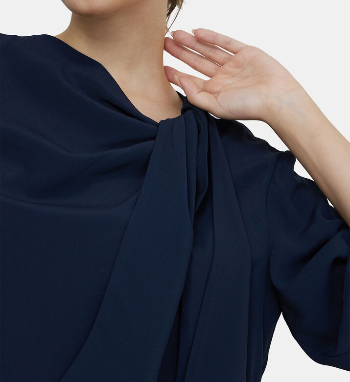 Drape Detail Short Sleeve Top