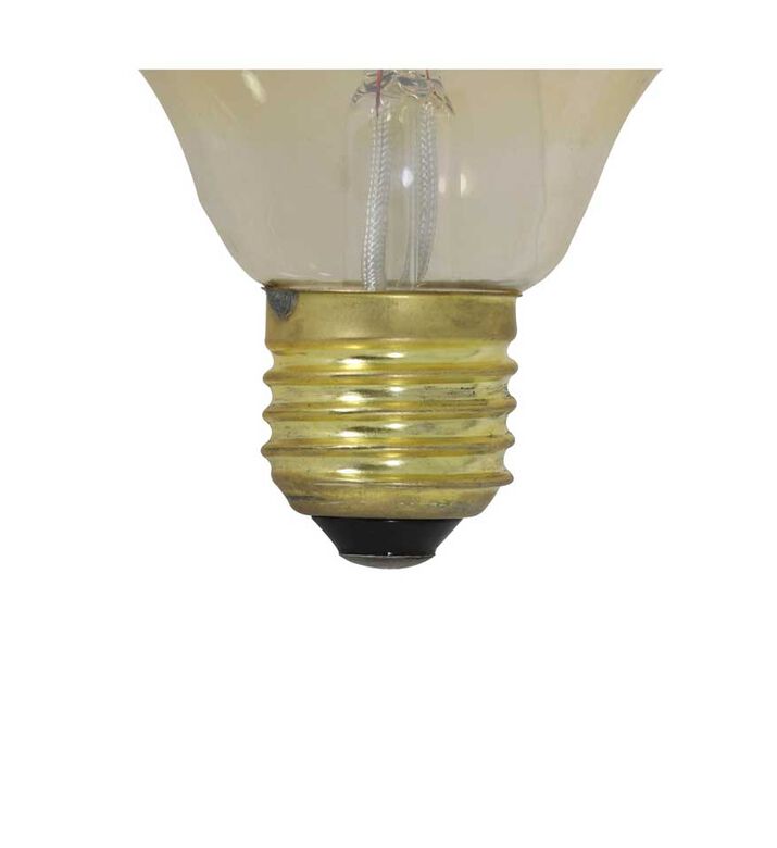 Angelo Glass Angular Amber Led Light