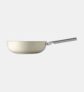 Smeg Ceramic-coated Long Handle Frying Pan, Packshot View