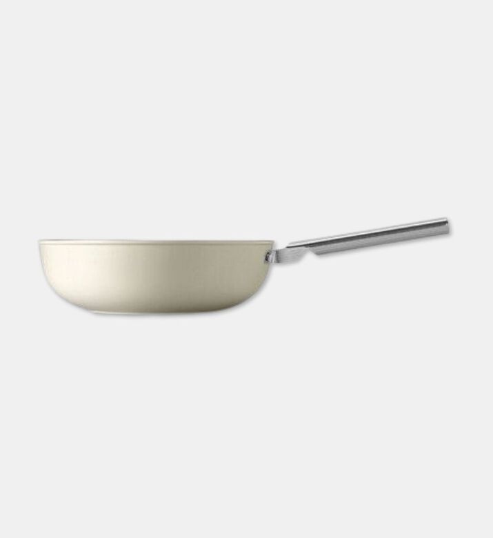 Smeg Ceramic-coated Long Handle Frying Pan, Packshot View