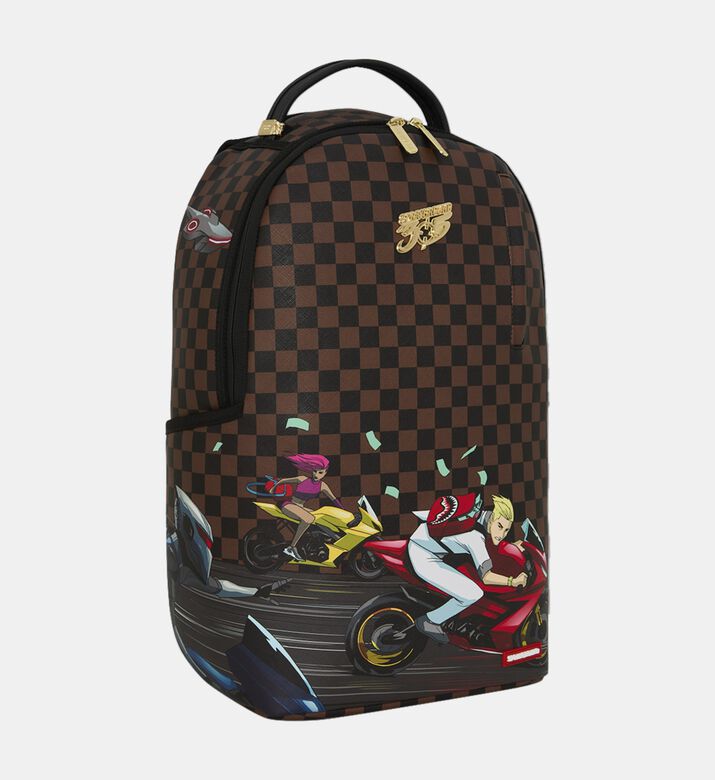 Sprayground Backpack 305 Moto Check, Packshot View