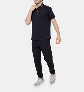 Logo Printed Placket Polo Shirt Logo Printed Placket Polo Shirt
