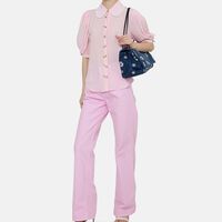 Flower Button-down Shirt