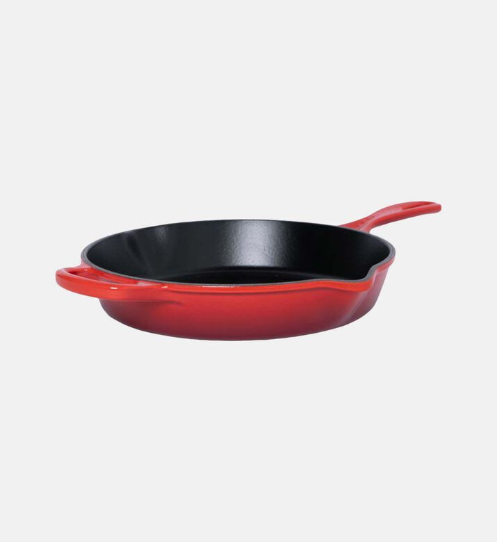 Le Creuset Deep Cast Iron Skillet, Red, 26-cm, Packshot View