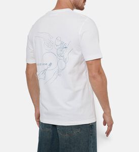 Samsoe Safeast Logo-print Regular-fit T-shirt, Model View