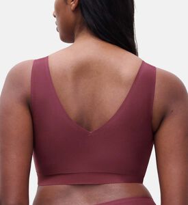 Chantelle Bra, Burgundy, Xl-xxl, Model View