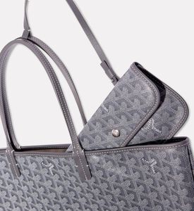 Goyard Preowned Goyard Goyardine Coated Canvas Leather Saint Louis Tote, Packshot View