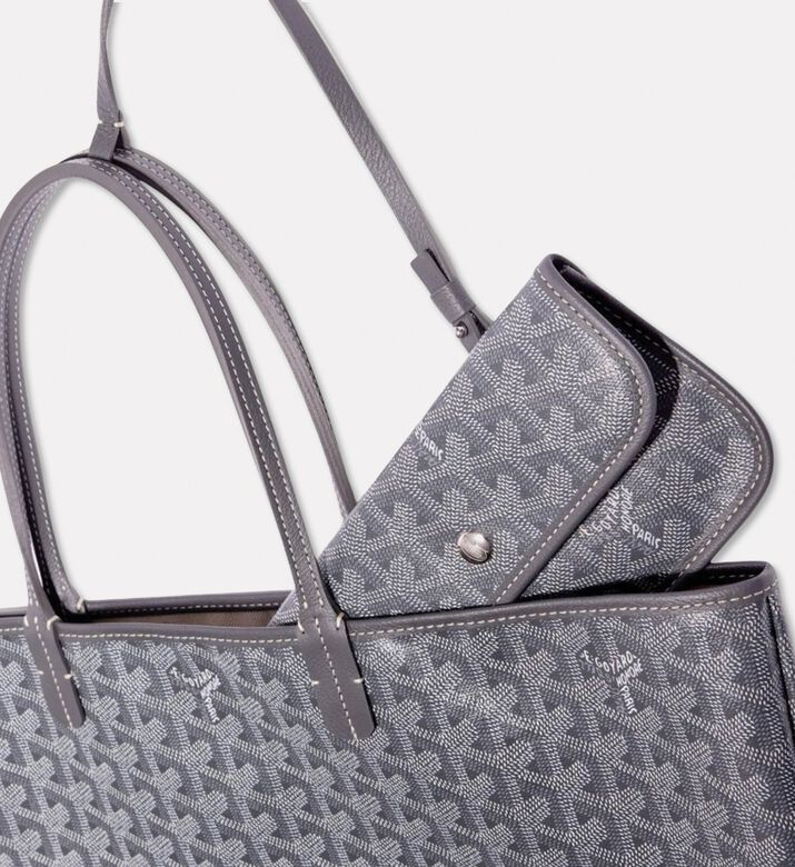 Goyard Preowned Goyard Goyardine Coated Canvas Leather Saint Louis Tote, Packshot View