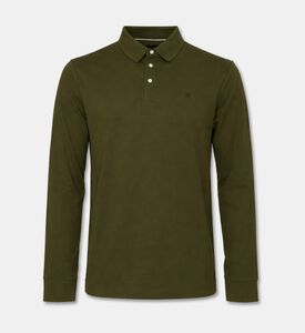 Hackett London Button Placket Long-sleeve Polo, Packshot View