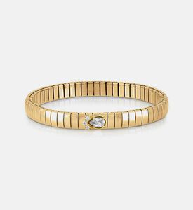 سوار مطاطي بتصميم قطرة كريستال