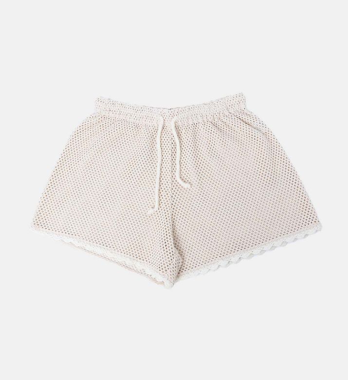 شورت سالي قطن كروشيه