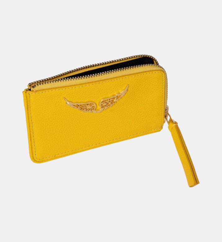 Zadig et Voltaire Grained Leather Card Holder, Packshot View