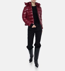 Save the Duck Snap Button Closure Padded Jacket, Red-wine, S, Model View