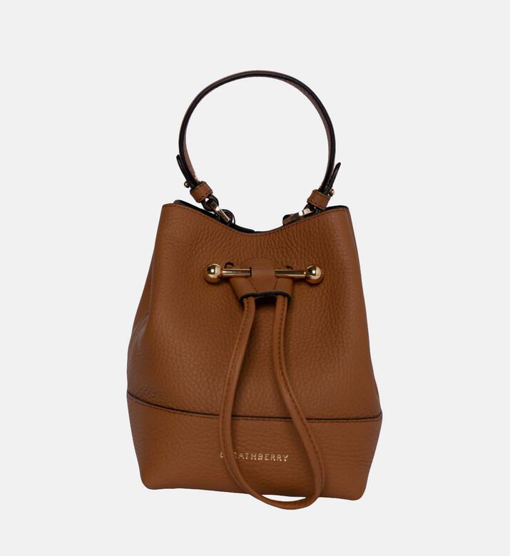 حقيبة دلو جلدية من لانا أوزيت