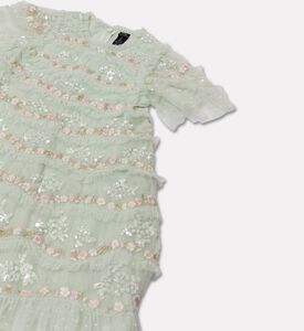 Needle & Thread Dress Daisy, Light-green, 4y, Packshot View