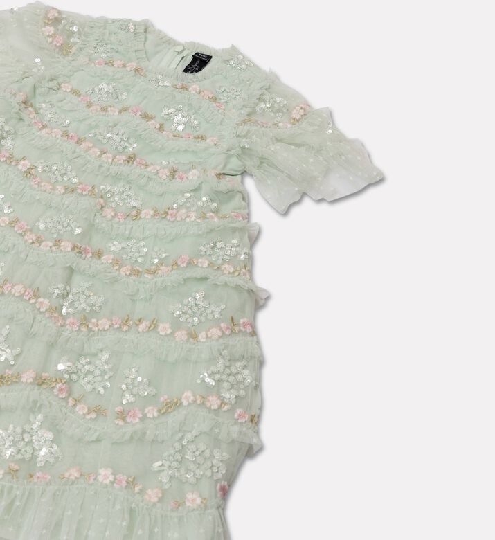 Needle & Thread Dress Daisy, Light-green, 4y, Packshot View