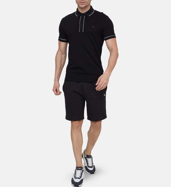 Logo Stripe Fleece Jogger Shorts Logo Stripe Fleece Jogger Shorts