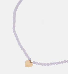 Heart-shaped Beaded Pendant