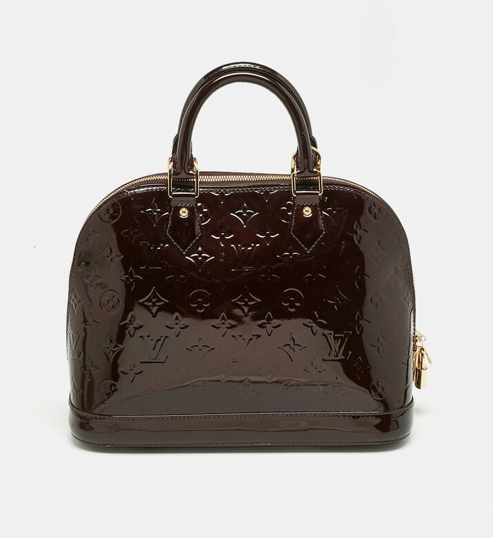 Louis Vuitton Preowned Louis Vuittonpatent Leather Double Rolled Top Handles Bag, Packshot View