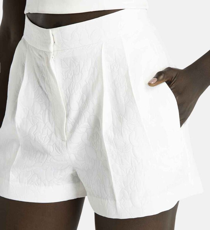 Pleated Floral Short Pleated Floral Short