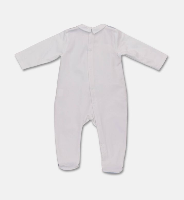 My First Collection Classic-collar Long-sleeve Rompersuit, Packshot View