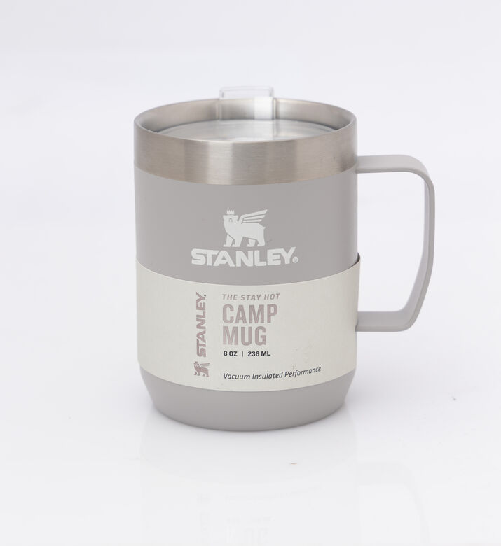 Stanley Stay Hot Double-wall Vacuum Camp Mug, Grey, 230-ml, Packshot View