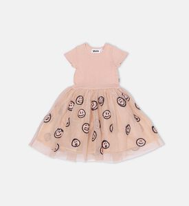 فستان سيروسيلا بطبعة وجوه مبتسمة