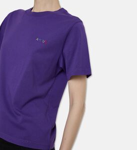 Maison Labiche Embroidered Straight Hem T-shirt, Model View