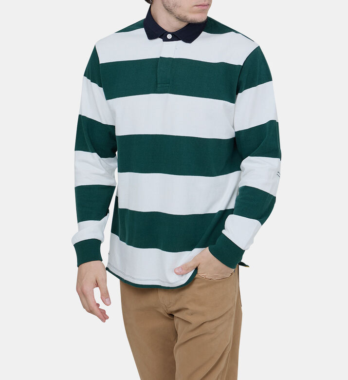 قميص بولو هيريتيج روغبي بأكمام طويلة