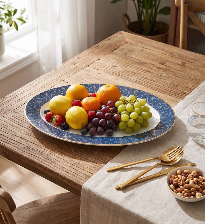 Spal Cosmopolitan Oval Platter, Model View