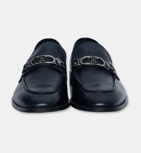 Roberto Cavalli Penny Slip-on Leather Loafers, Navy, Eu-44, Packshot View