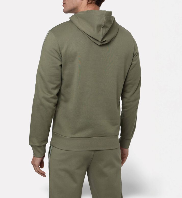 Lacoste Hooded Kangaroo Pockets Sweatshirt, Model View