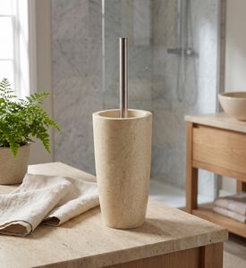 Aquanova Luxor Stone Toilet Brush Holder, Model View