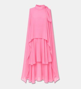 Poca and Poca Layered High-neck Midi Dress, Packshot View