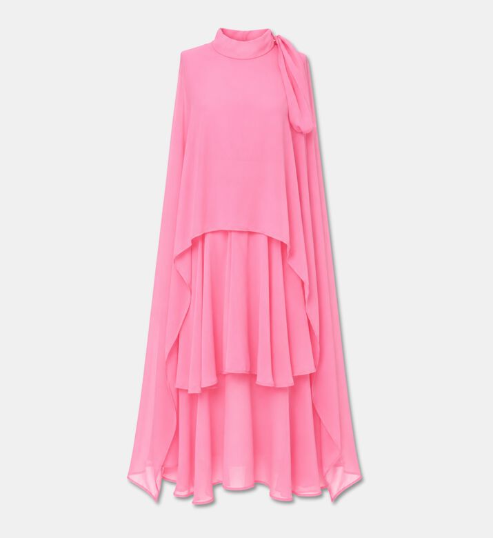 Poca and Poca Layered High-neck Midi Dress, Packshot View