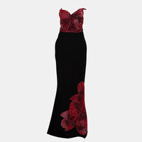 Crepe Aflic Flower Gown
