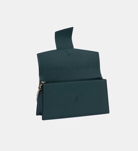 Mini Crescent Leather Crossbody Bag