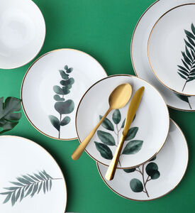 طبق عشاء كوبيه بورسلين